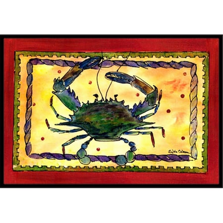Carolines Treasures Crab Indoor Or Outdoor Mat - 18 x 27 in. 8058-MAT